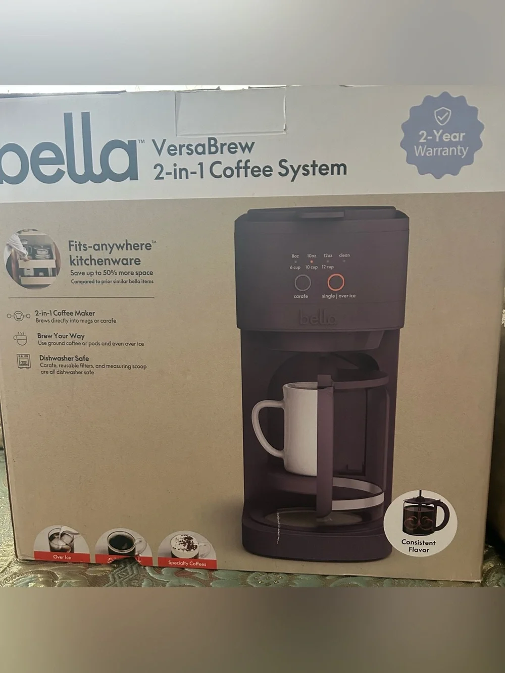 Bella versaBrew compact single